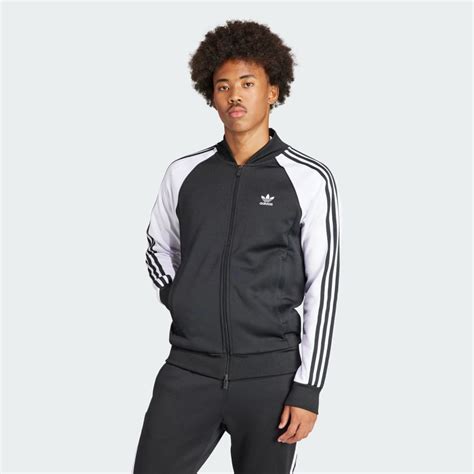 adidas sst tt jacke schwarz|adidas Men's Adicolor Classics SST Track Jacket.